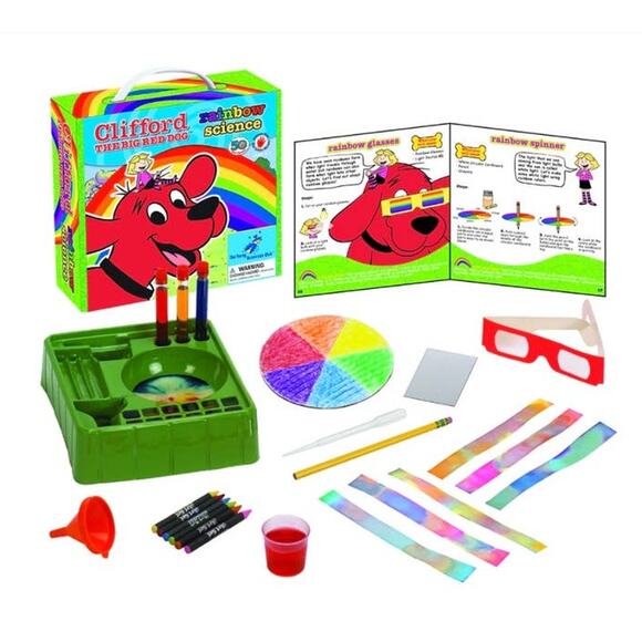 NEW Clifford The Big Red Dog Rainbow STEM Science Kit 🌈 - Picture 7 of 7